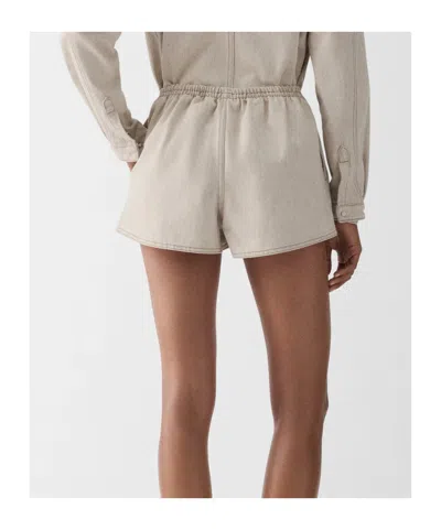 Jacquemus Women Beige Le Short De-nimes Amelo Shorts, 28 Luxury Shorts For Women Darveys In Neutral