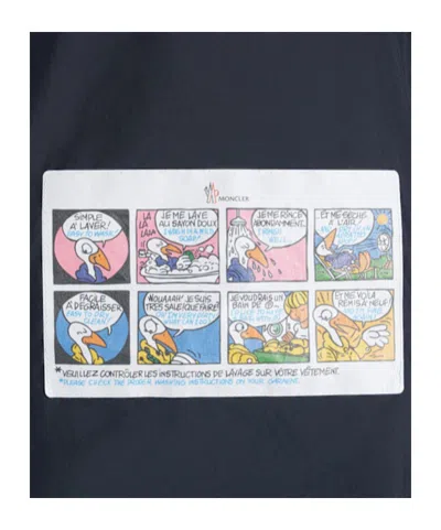 Moncler Mauzun Tech Down Jacket In Blue