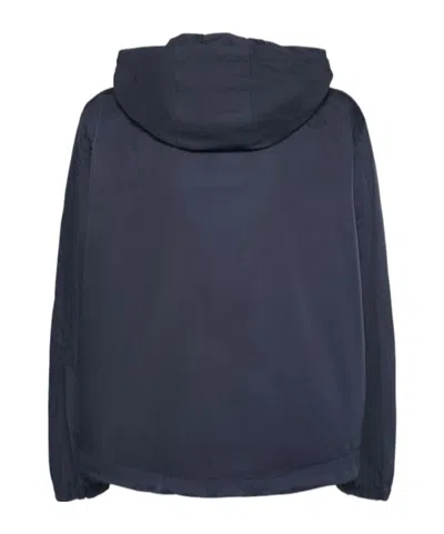 Moncler Vallery Tech Down Jacket In Blue