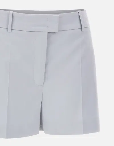 Eleventy Belt Loop Shorts In White