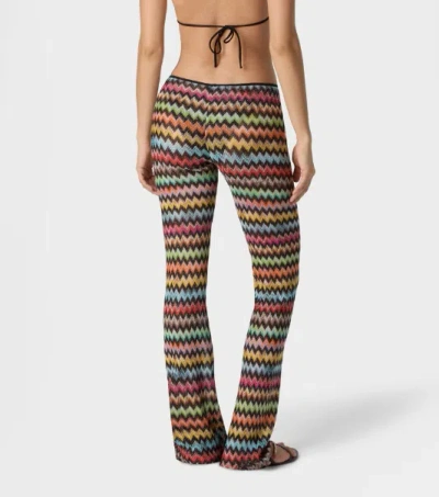 Missoni Chevron-pattern Trousers In Multi