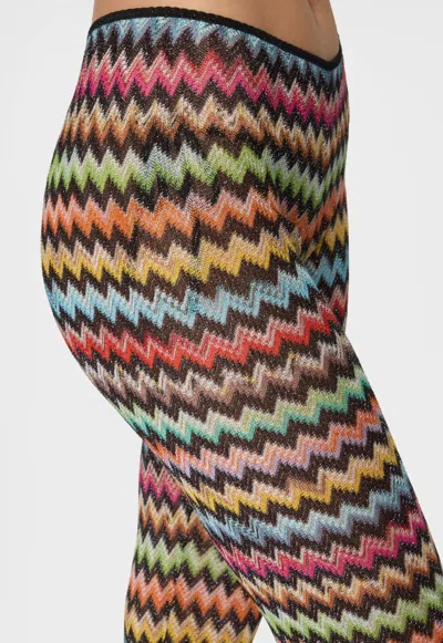 Missoni Chevron-pattern Trousers In Multi