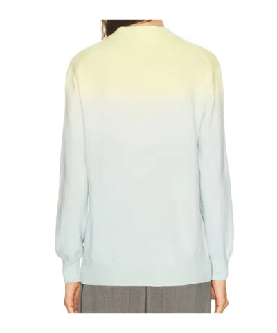 Jil Sander Buttoned Gradient Cardigan In White