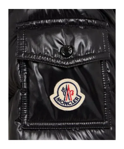 Moncler Barante Nylon Down Jacket In Black
