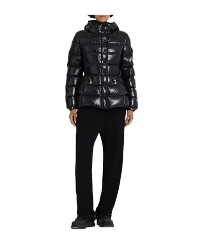 Moncler Barante Nylon Down Jacket In Black