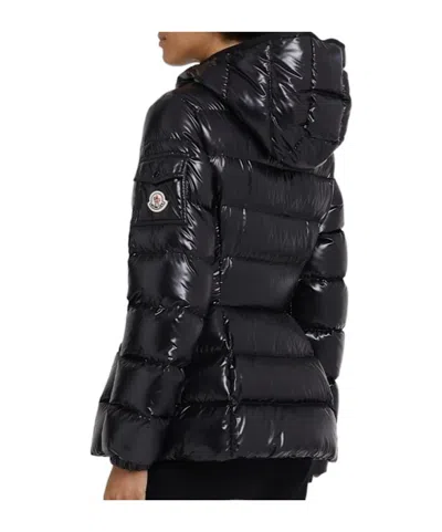 Moncler Barante Nylon Down Jacket In Black