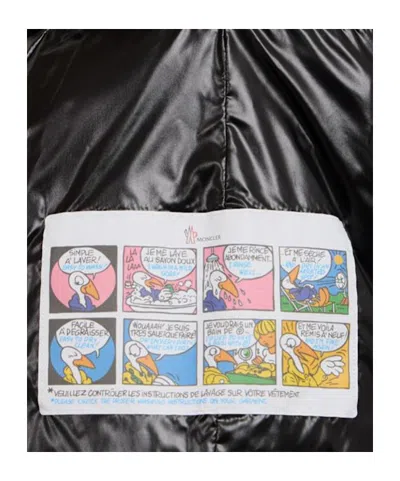 Moncler Barante Nylon Down Jacket In Black