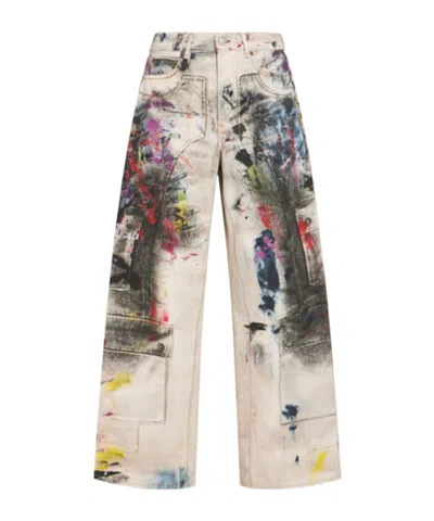 Acne Studios Baggy Jeans In Multi