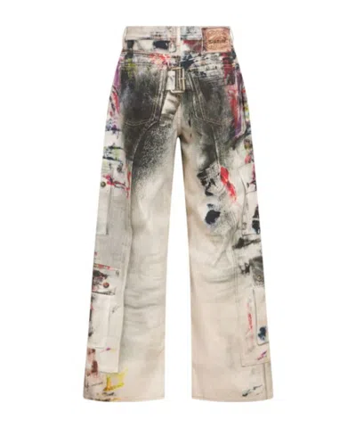 Acne Studios Baggy Jeans In Multi