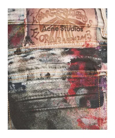 Acne Studios Baggy Jeans In Multi