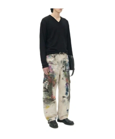 Acne Studios Baggy Jeans In Multi