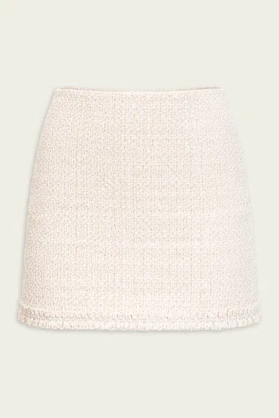 Devon Windsor Bianca Skirt In Neutral