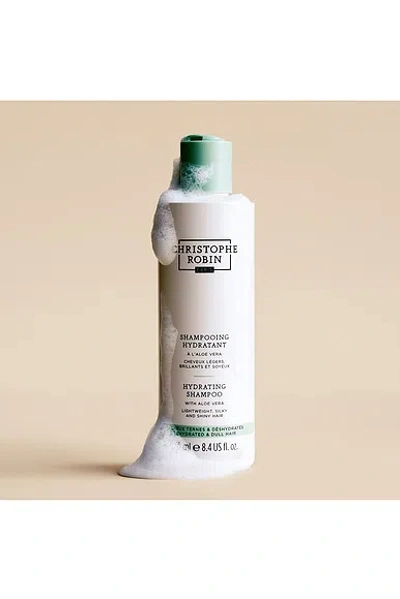 Christophe Robin Hydrating Shampoo With Aloe Vera In Transparent