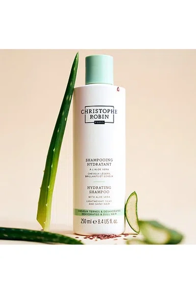Christophe Robin Hydrating Shampoo With Aloe Vera In Transparent