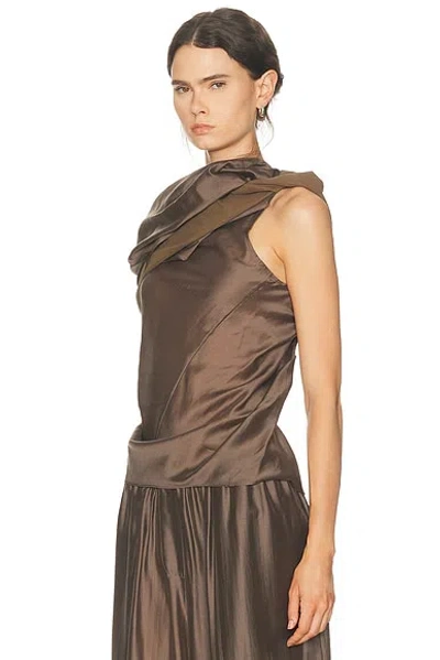 Entire Studios Draft Top In Brown