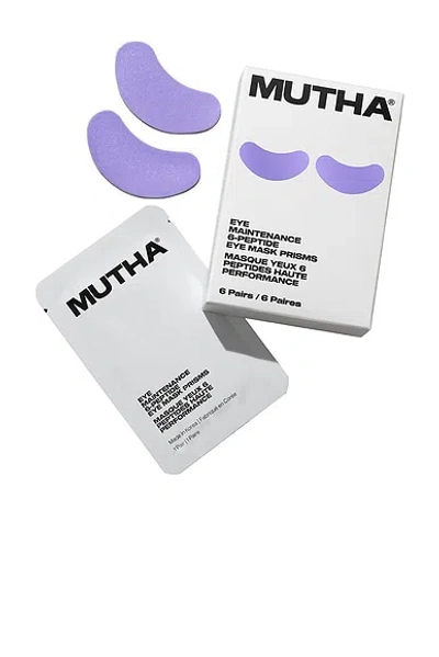 Mutha Eye Maintenance 6-peptide Eye Mask Prisms 6 Pack In Purple