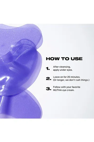 Mutha Eye Maintenance 6-peptide Eye Mask Prisms 6 Pack In Purple