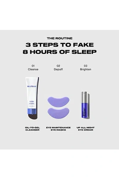 Mutha Eye Maintenance 6-peptide Eye Mask Prisms 6 Pack In Purple