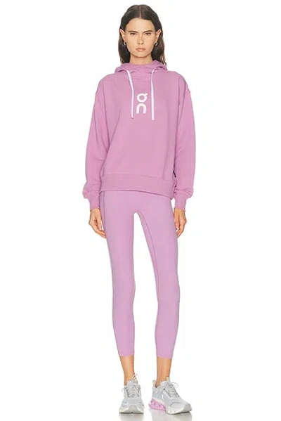 On Studio Legging 7/8 In Purple