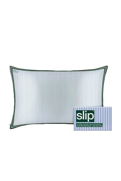 Slip The Green Pure Silk Pillowcase In Gray