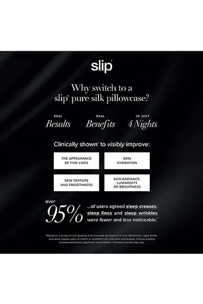 Slip The Green Pure Silk Pillowcase In Gray