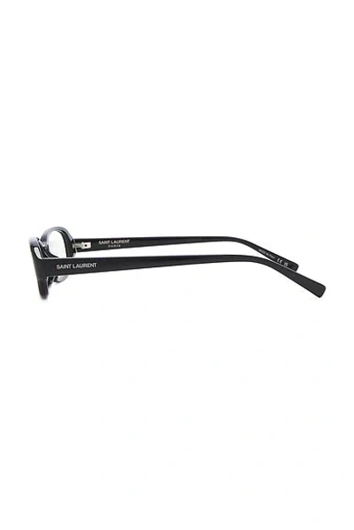 Saint Laurent Bayonetta Rectangular Optical Eyeglasses In Black