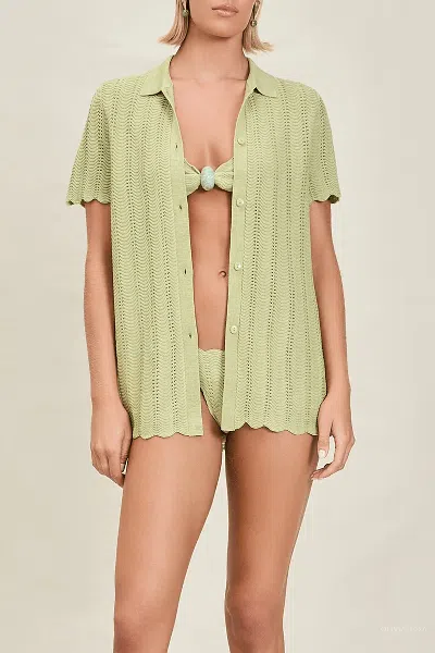 Devon Windsor Irene Top In Green