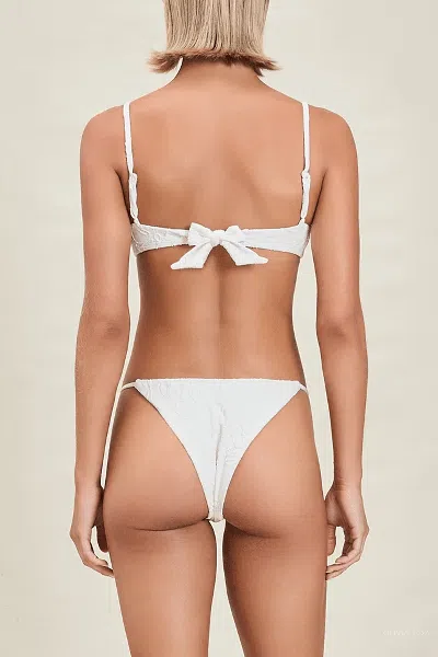 Devon Windsor Peyton Bikini Bottom In Porcelain