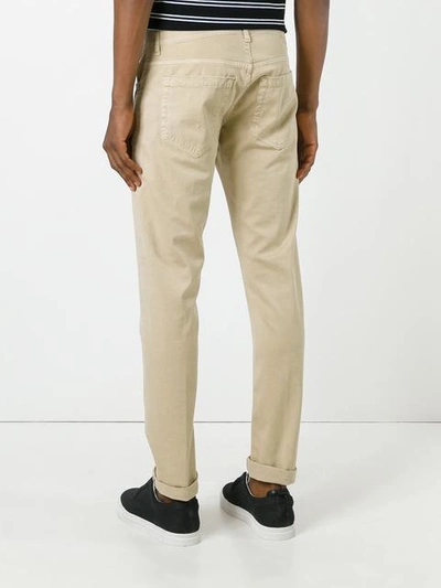 Shop Dondup Classic Chinos - Nude & Neutrals