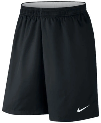 Nike Men's 9" Court Dry Tennis Shorts In Black/whit