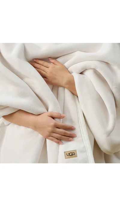 Ugg Home Coco Throw Blanket In White
