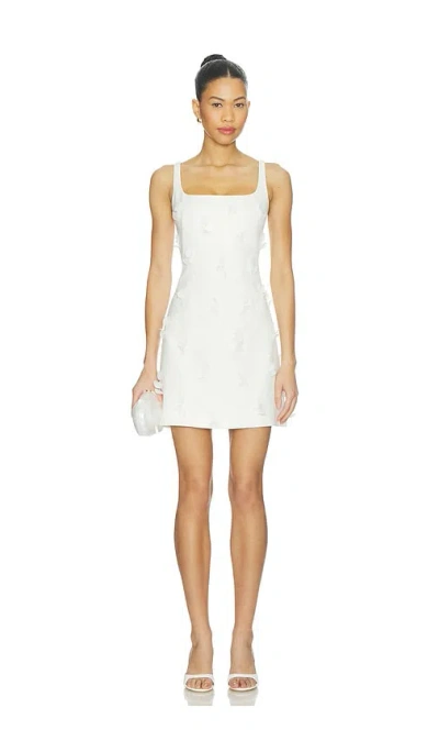 Simkhai Cailinn Linen-cotton Mini Dress In White