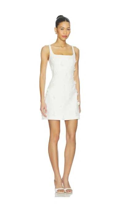 Simkhai Cailinn Linen-cotton Mini Dress In White