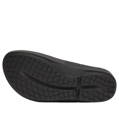 Oofos Oolala Flip Flop In Animal Print