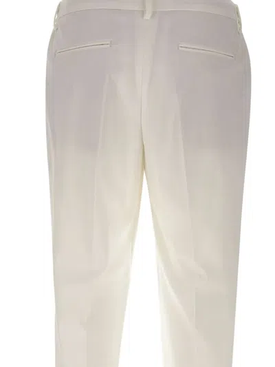 Devore Elasticated-pleated Trousers In Neutral