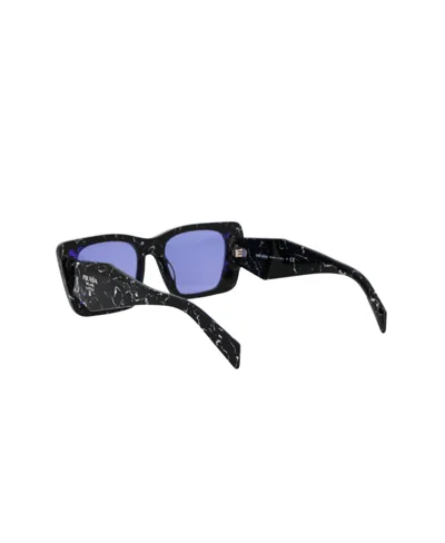 Prada Oversized Rectangular-frame Sunglasses In Blue