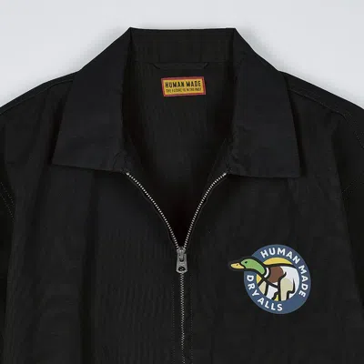 Human Made Long-sleeved Collared Jacket In Black
