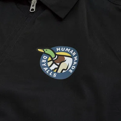 Human Made Long-sleeved Collared Jacket In Black