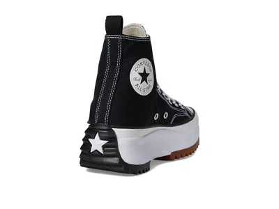Converse Run Star Hike Hi Platform Sole Casual Sneakers In Black