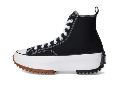 Converse Run Star Hike Hi Platform Sole Casual Sneakers In Black