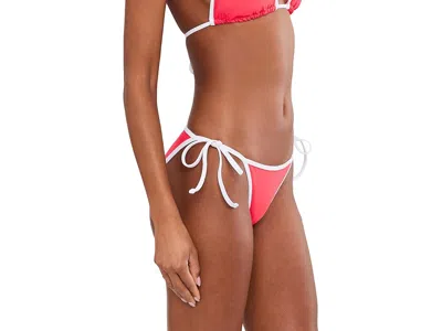 Becca Sport Mode Demi Basic Tie Side Bottom In Red