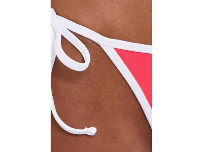 Becca Sport Mode Demi Basic Tie Side Bottom In Red