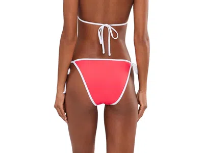 Becca Sport Mode Demi Basic Tie Side Bottom In Red