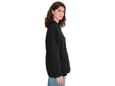 Faherty Sun Strider Utility Jacket In Black