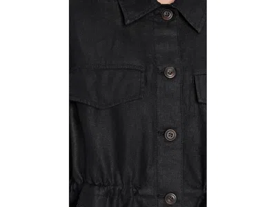Faherty Sun Strider Utility Jacket In Black