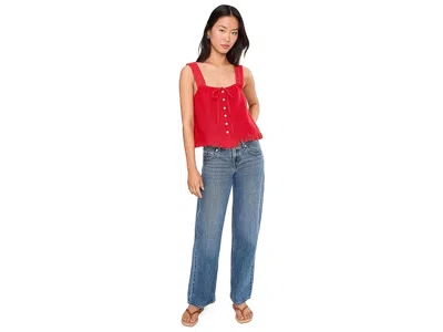 Faherty Sunny Top In Red