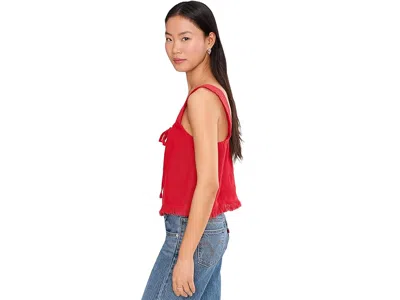 Faherty Sunny Top In Red