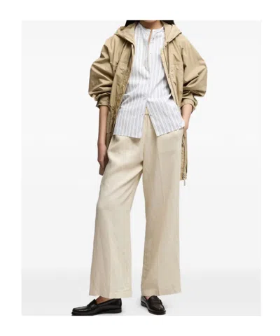 Aspesi Cotton Poplin Shirt With Mandarin Collar In Gray