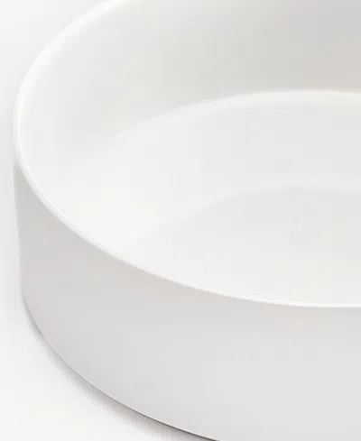 The Cellar Morgan Stackable Ceramic Vegetable Serving Bowl, Macy's Exclusive In White