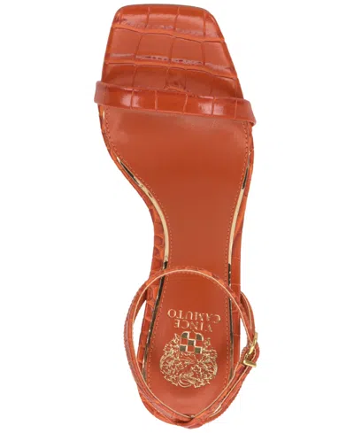 Vince Camuto Ambee Ankle Strap Wedge Sandal In Blue